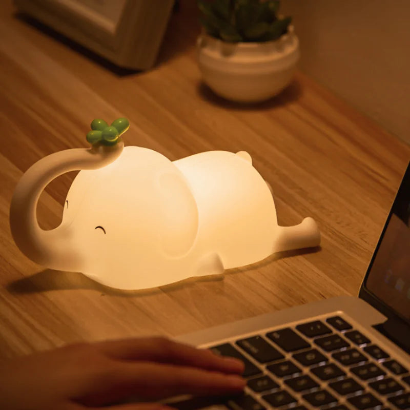Cute Dumbo Night Light - Ideal Kids' Bedside Lamp